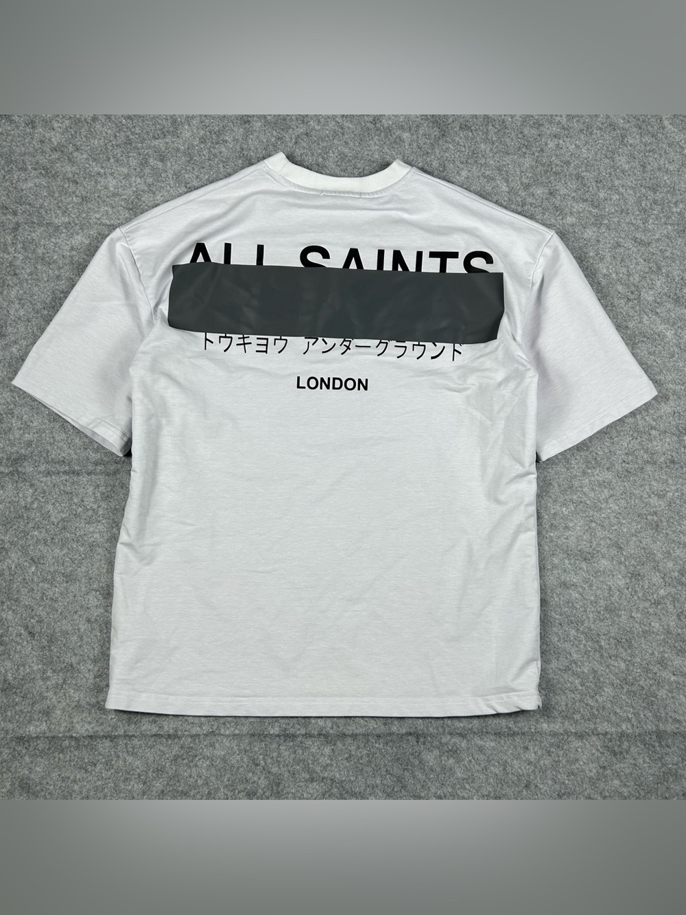 ALLSAINTS Redact Oversized T Shirt Fits Size Large Y2K Streetwear Rare